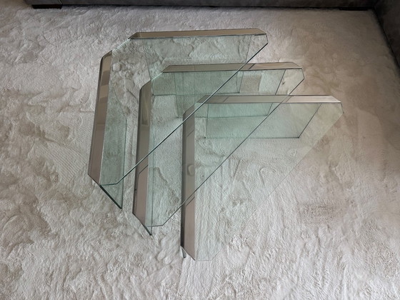 Image 1 of Conjunto triangular de los años 70 - diseño Pierangelo Gallotti para Gallotti & Radice