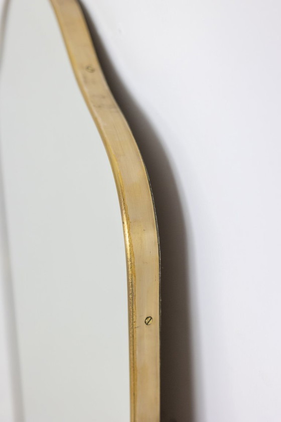 Image 1 of Coppia di specchi a forma di "cappello da gendarme". Anni '70.