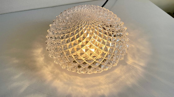 Image 1 of Lampada da soffitto in semicristallo anni '50
