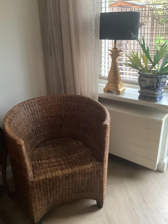 Image 1 of 2 BIRMA RIET ROTAN FAUTEUILS