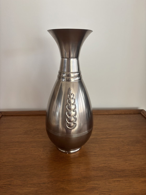 Vaso Art Déco antico di RIO Tiel (Daalderop) – Vasi, Metal (photo 5 of 10)
