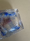 Kristalunie Maastricht crystal ashtray glass