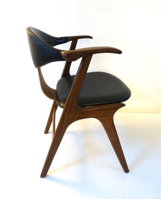 Image 1 of Sedia in corno di mucca Louis van Teffelen, anni '60, AWA