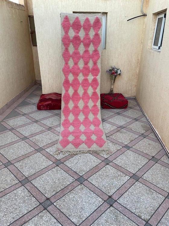 Handgemaakt wollen loper tapijt 400cm x 70cm – Vloerkleden en tapijten, Wool (photo 11 of 11)