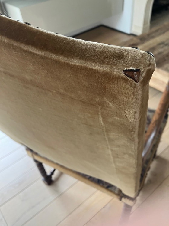 Image 1 of antieke zetel