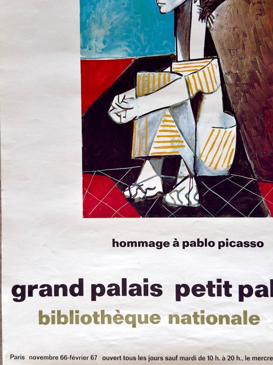 Pablo Picasso – Original Hommage à Picasso Poster 1966-67 – Grand Palais – Paper (photo 4 of 6)