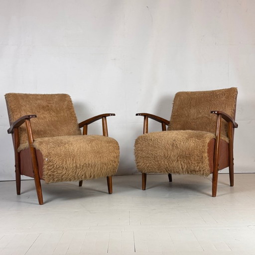 Roemeense harige fauteuil, 1960