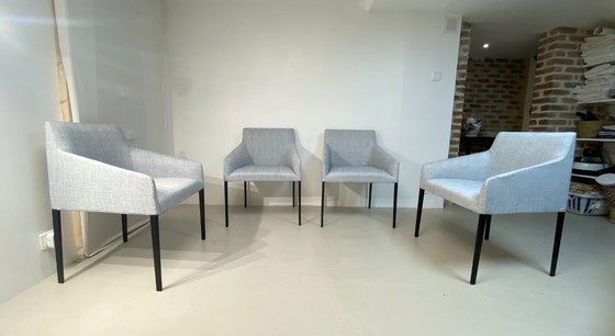 Image 1 of Set di 4 poltrone di design Arper Saari rif. Samantha .