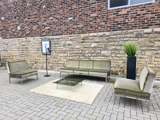 Image 1 of Set di sedute Wittmann: divano, poltrona, panche e lettino vintage anni '60 e '70.