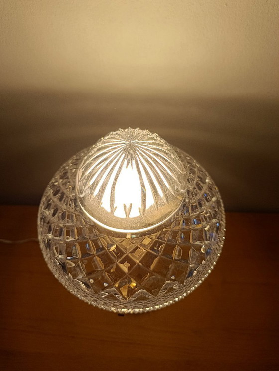 Image 1 of Cut glass lamp dating from the 1930s