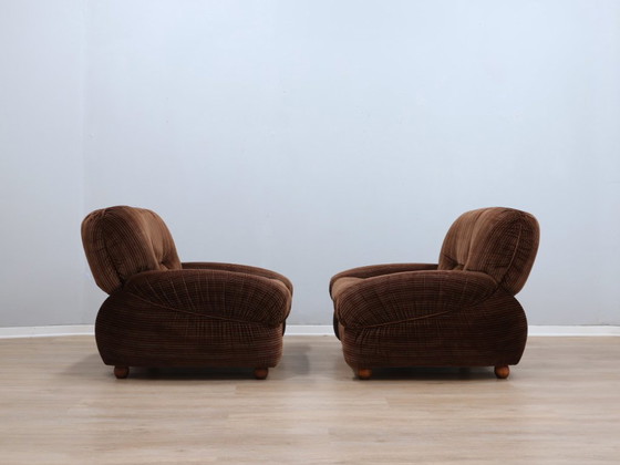 Image 1 of Set di 2 poltrone italiane nello stile di Piazzesi Design anni '70