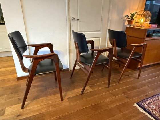 Image 1 of 3 chaises Pastoe f14 Cees Braakman