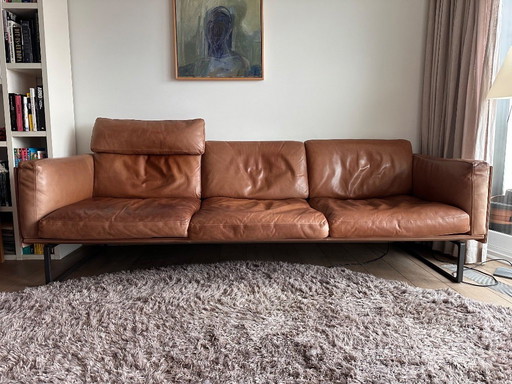 ✨ Sofá de 3 plazas con diseño Cassina – piel anilina ✨