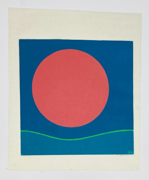 Kea Homan - Cercle de gravures sur bois vintage