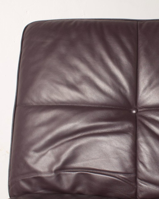 Image 1 of SMALA vintage leren bank voor Cinna, ontwerper Pascal Mourgue, 2000