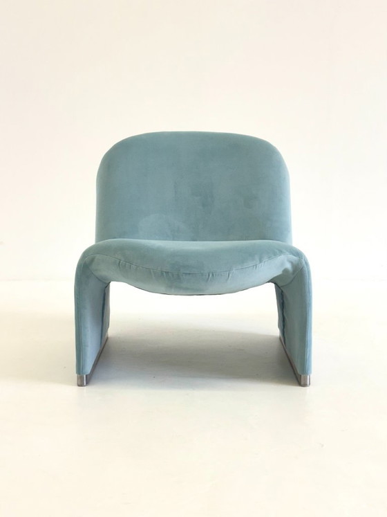 Anonima Castelli Alky Fauteuil en Velours Bleu Bébé – Textile (photo 3 of 14)