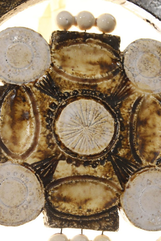 Image 1 of Georges Pelletier - Rara base per lampada a doppia luce di grandi dimensioni, Francia, anni '70