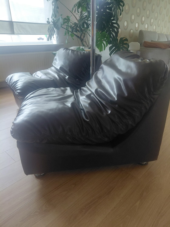 Vintage Design Loungefauteuils in Donkerbruin Pattin Tuigleer – Other (photo 2 of 8)