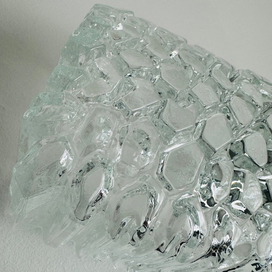 VINTAGE SMALL LIMBURG WALL LIGHT – Glass (photo 9 of 10)