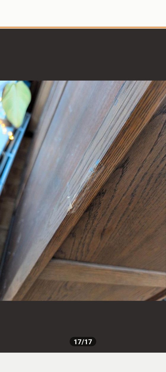 Image 1 of Brutalist oak sideboard - Mid-Century Modern