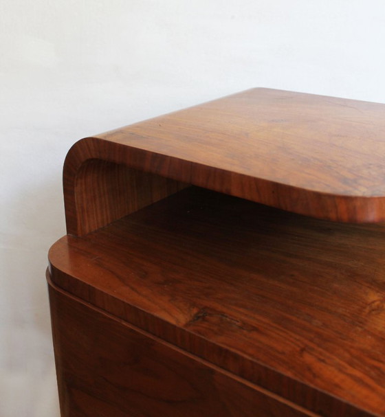 Image 1 of Nachttisch im Art-Deco-Stil der 1930er Jahre