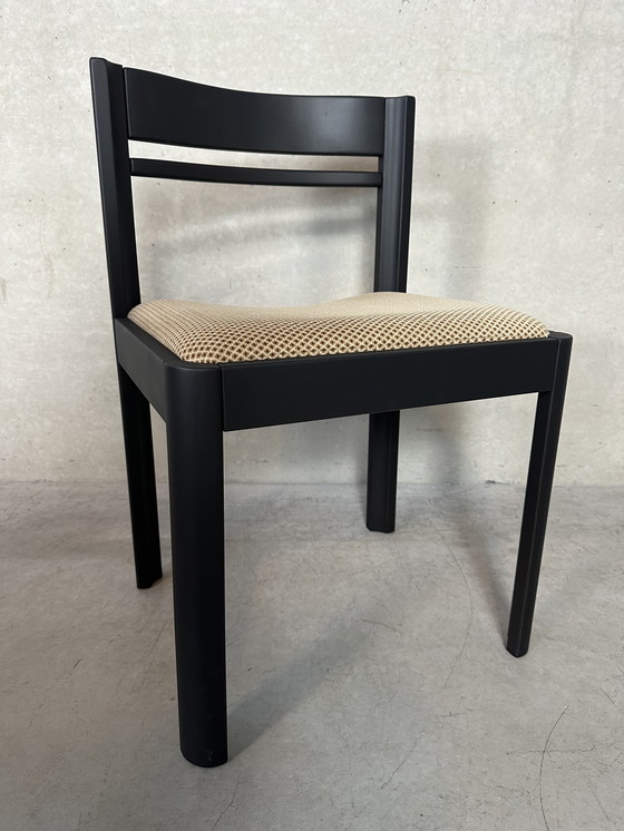 Image 1 of 6X Vintage 1970’S Brutalist Eetkamerstoelen