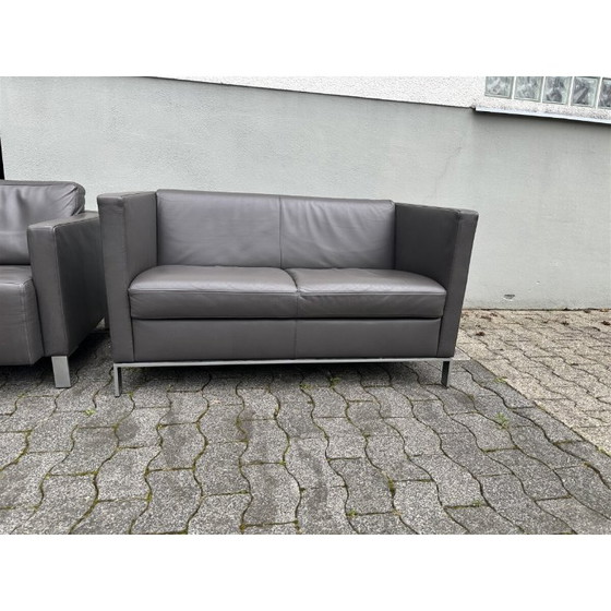 Image 1 of Walter Knoll Foster 500 leather sofa dark brown