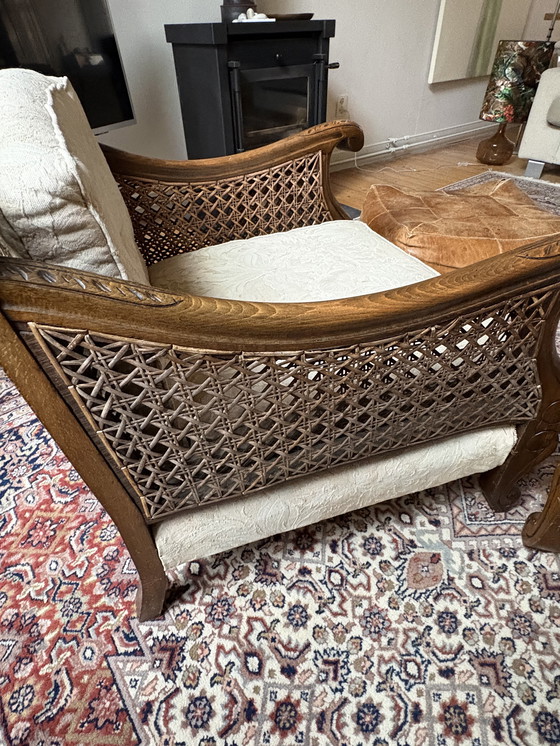 Image 1 of Set di sedie (legno e vimini)