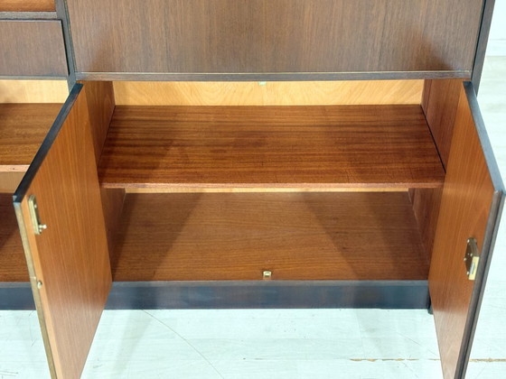 Image 1 of Secrétaire/meuble d'écriture vintage des années 1960 – Acajou