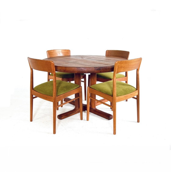 Image 1 of Table à manger danoise extensible vintage des années 60