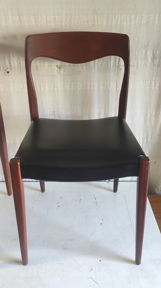 Image 1 of Pair of Scandinavian-style teak chairs - 1960s
