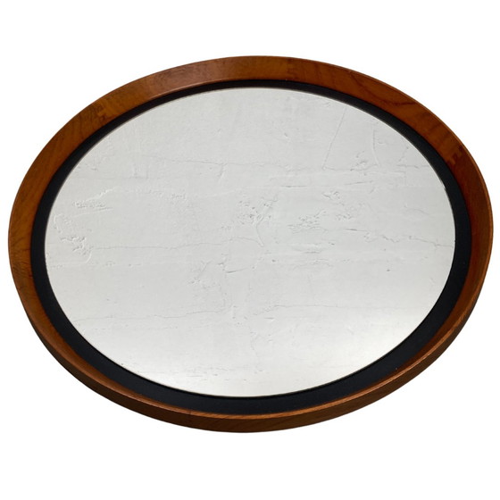 Image 1 of Teak Mirror By Uno & Östen Kristiansson For Luxus