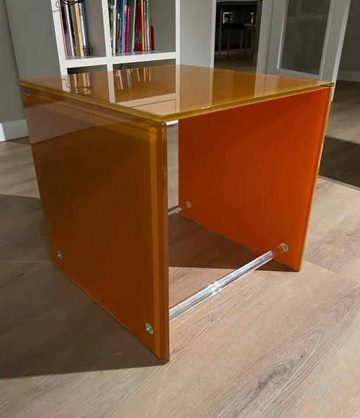 Beistelltisch aus Glas von Bert Plantage