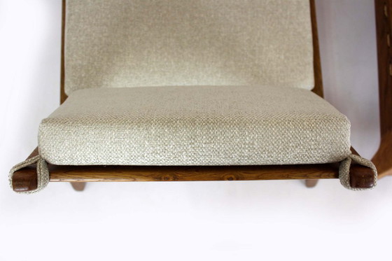 Image 1 of Restored Mid-Century Scandinavian Hunting Chairs attributed to Uno & Östen Kristiansson, 1950s, Set of 2