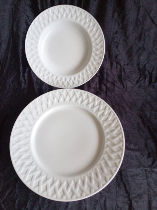 Juego de platos Val de France Louisiana Porcelana de Limoges