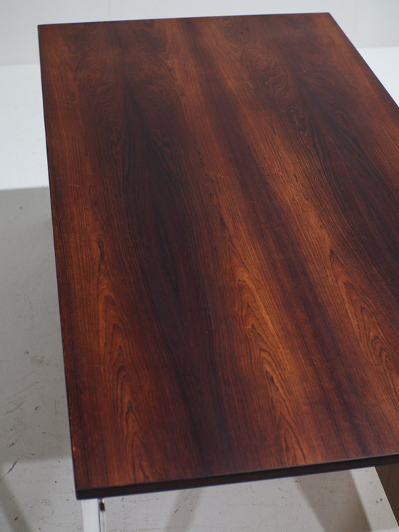Zeldzaam Bureau Poul Kjaerholm Staal Palissander Deens Jaren '50 – Wood (photo 15 of 23)