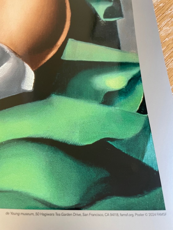 Image 1 of Tamara de Lempicka, Jonge vrouw in het groen (Jonge vrouw met handschoenen), ca. 1931 Gedrukt in de VS | Copyright Tamara de L