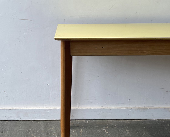 Image 1 of Mid-Century vintage Formica kitchen dining table