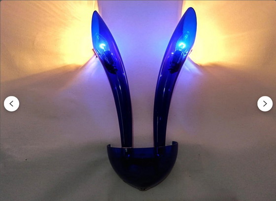 Image 1 of Large sconce (1), Wall light, Seguso, Architectural Lighting, Mid Century Modern, Postmodern, Murano glass, Galery Gritti Milano
