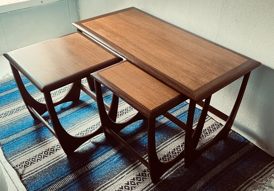 Image 1 of Coffee Table with Nesting Tables from G-Plan, Set of 3