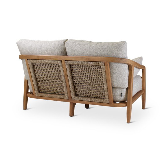 Image 1 of 2-zit teak naturel