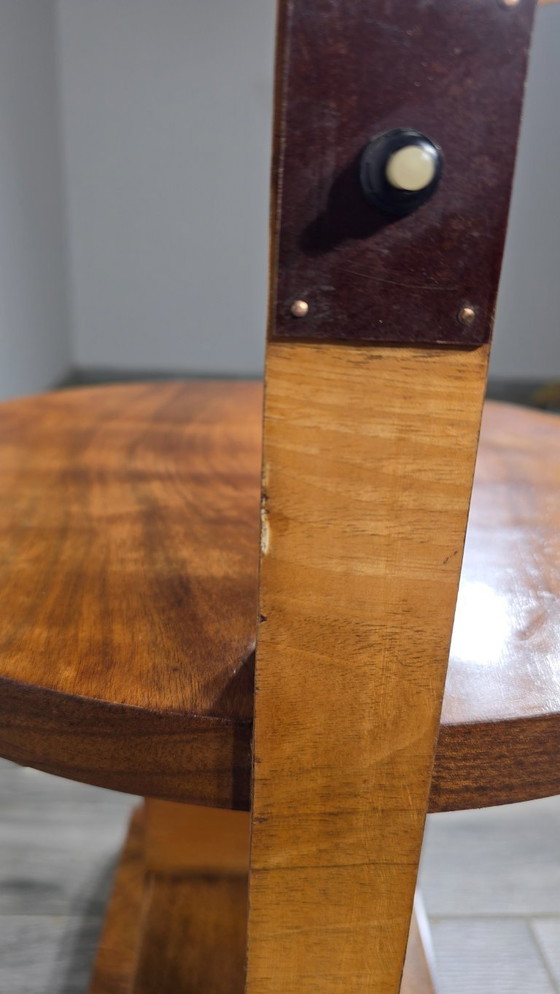 Image 1 of Lámpara de pie Art Decó de madera