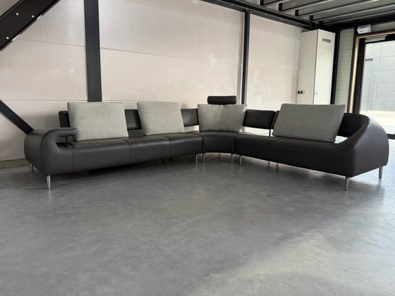Leolux Vol de Reve Corner sofa - like new – Leather, Textile (photo 9 of 18)