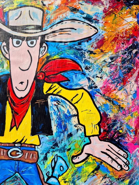 Lucky Luke vs Color Storm – Paintings & Drawings, Canvas (photo 6 of 16)