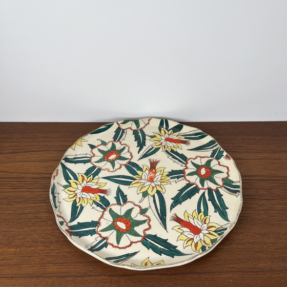 Image 1 of Longwy-Kuchenform, Modell "Romance", Anfang 20. Jahrhundert