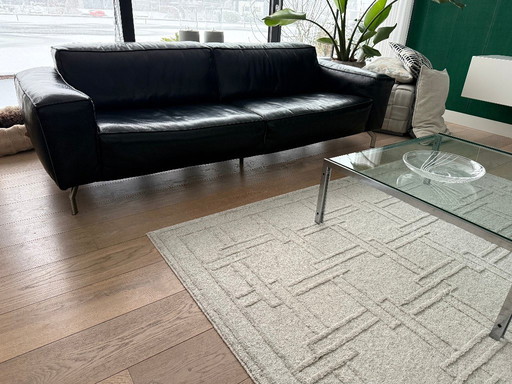 2 divani Capello in pelle nera