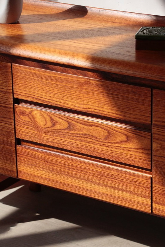 Image 1 of White Newton Teak Sideboard: Large “Petersfield” Sideboard