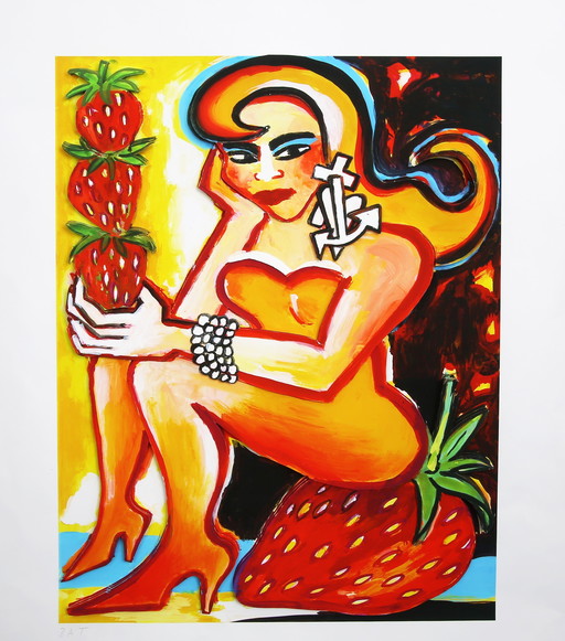 Bach, Elvira - Summer beginning - Deluxe - Giclée - E.A. - signed by hand