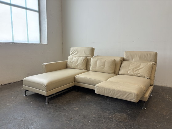 Brühl Moule Designer Sofa Couch Leather – Seating area (photo 9 of 13)
