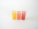 Ensemble de trois verres, design danois, années 1970, fabriqués au Danemark